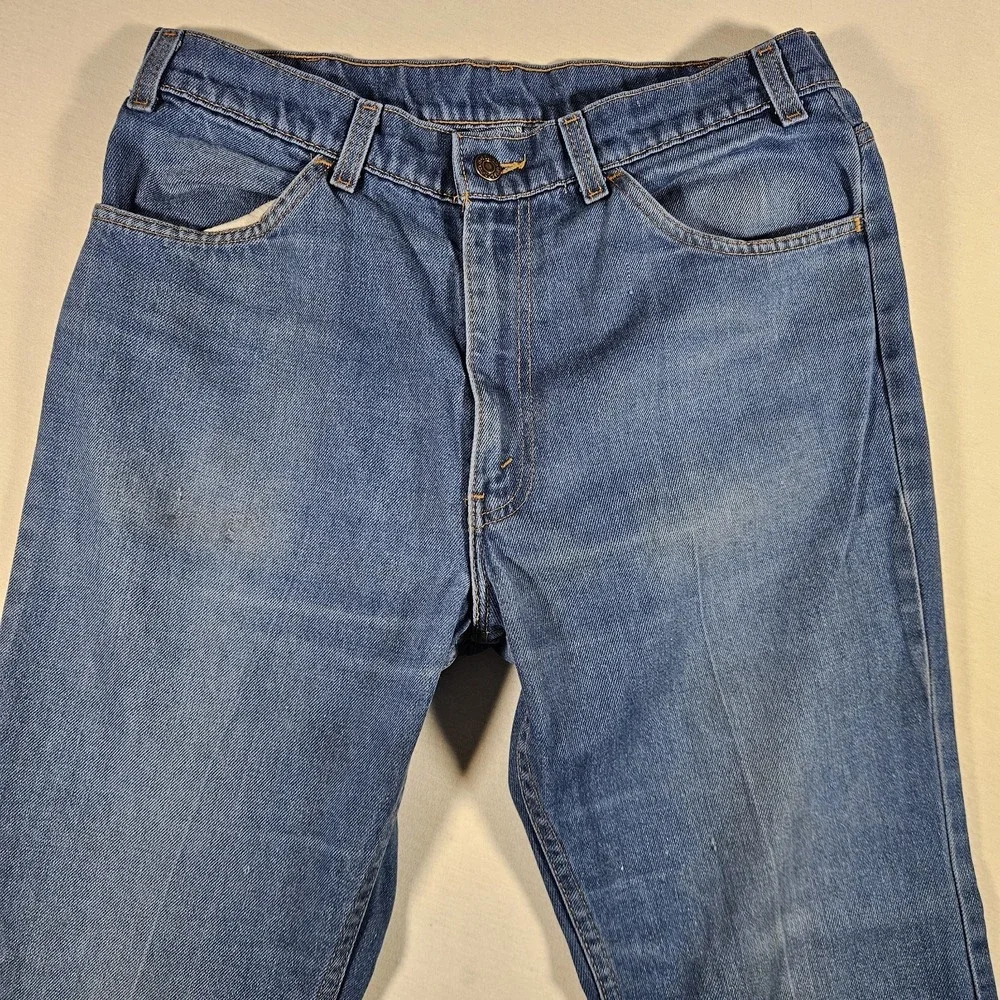Vintage Levis Jeans For Men Skosh More Comfort Orange Tab 80s‎ Denim